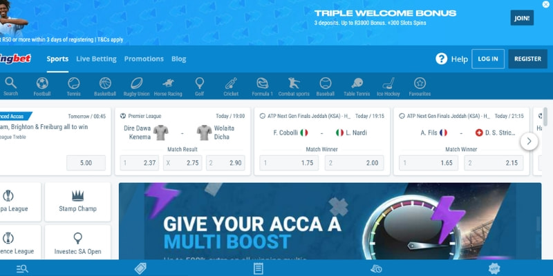 Published Sportingbet South Africa interface image recorded 11 August 2026