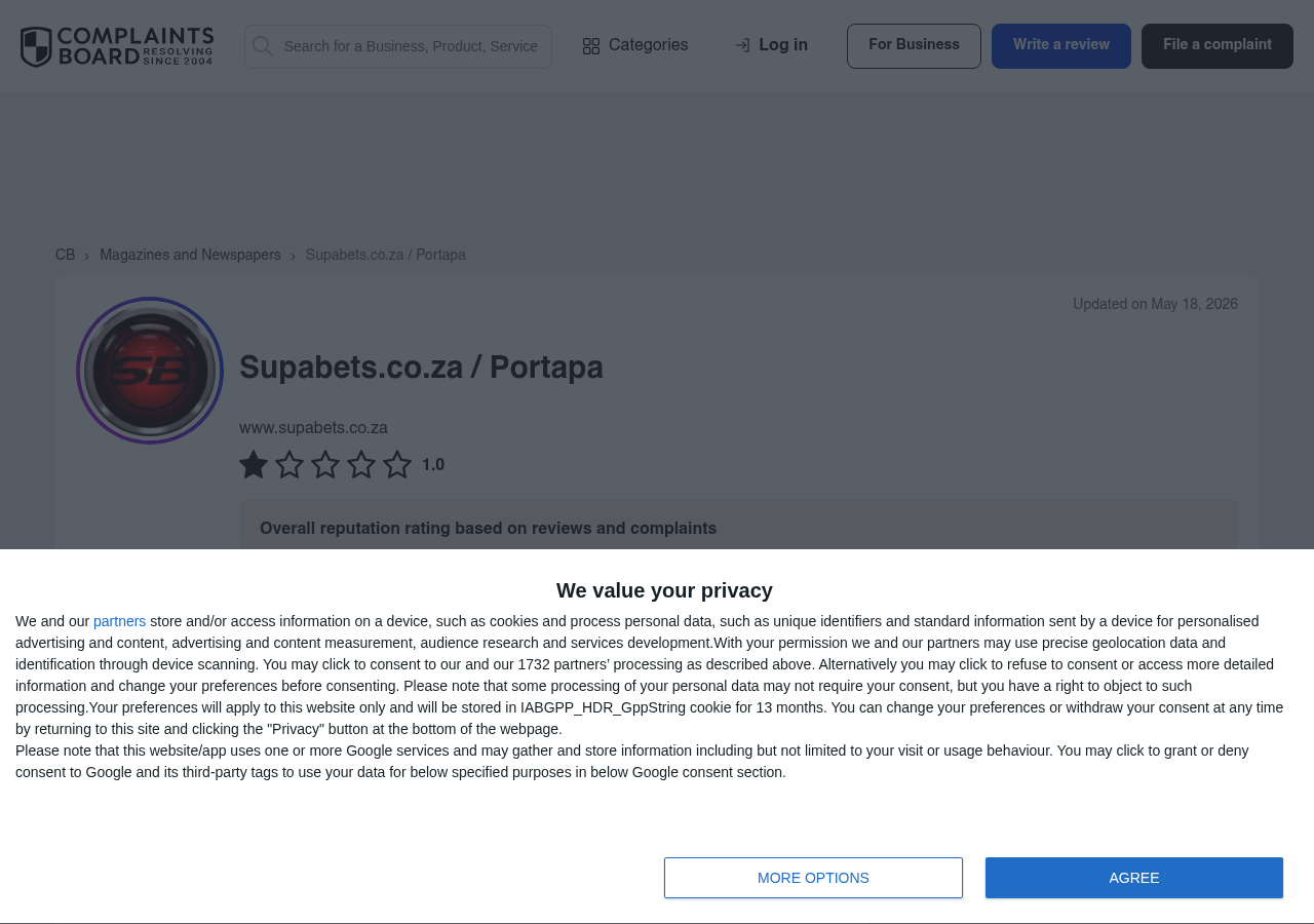 Supabets independent user-signal capture